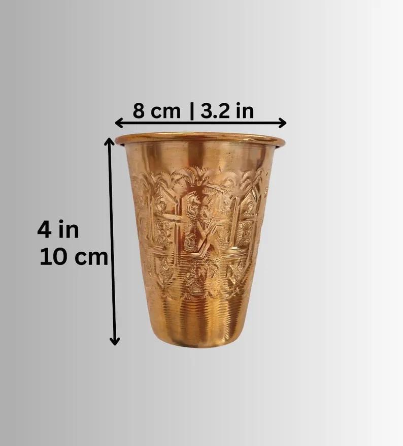 Handmade Unlacquered Brass Wall Mounted Toothbrush Holder