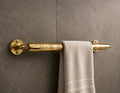 Handmade Moroccan Engraved Brass Towel Bar – Luxury Wall Mounted Bathroom Towel Rack