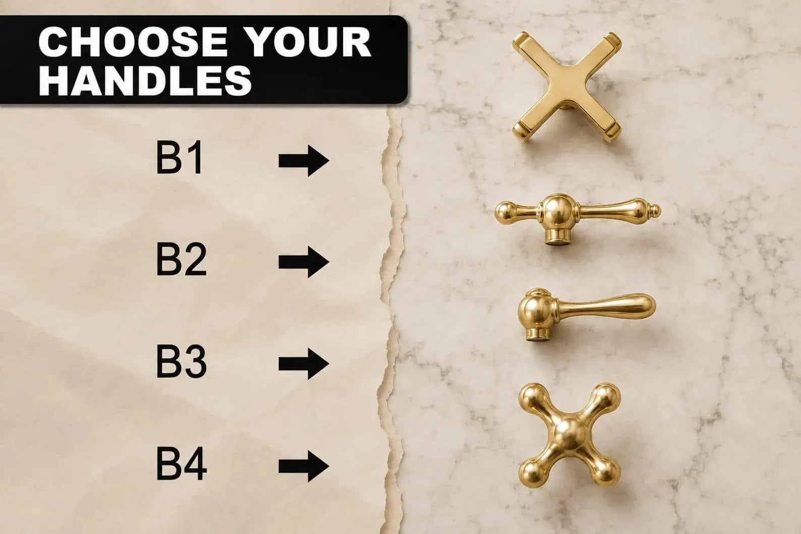 Solid Brass Wall Mount Kitchen Faucet | Short Square Spout, Unlacquered Brass